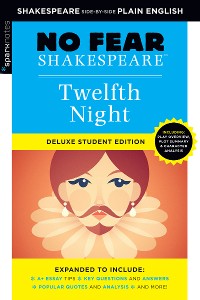 Cover Twelfth Night: No Fear Shakespeare Deluxe Student Edition