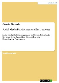 Cover Social Media Plattformen und Instrumente