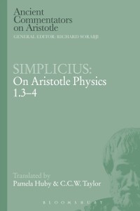 Cover Simplicius: On Aristotle Physics 1.3-4