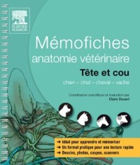 Cover Mémofiches anatomie vétérinaire - Tête et cou