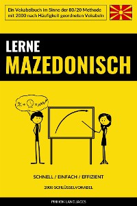 Cover Lerne Mazedonisch - Schnell / Einfach / Effizient