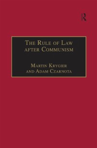 Cover The Rule of Law after Communism