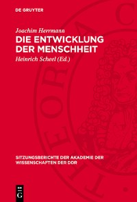 Cover Die Entwicklung der Menschheit