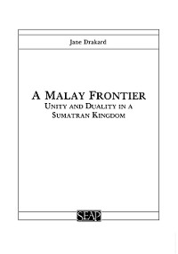 Cover A Malay Frontier