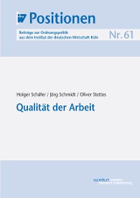 Cover Qualität der Arbeit