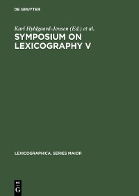 Cover Symposium on Lexicography V