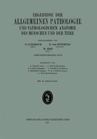 Cover Ergebnisse der allgemeinen Pathologie und pathologischen Anatomie
