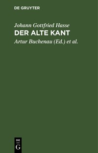 Cover Der alte Kant