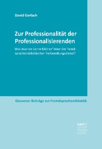 Cover Zur Professionalität der Professionalisierenden