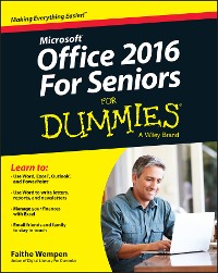 Cover Office 2016 For Seniors For Dummies