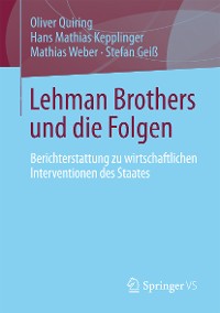 Cover Lehman Brothers und die Folgen