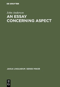 Cover An Essay Concerning Aspect