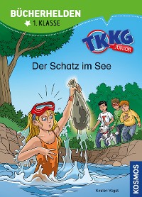 Cover TKKG Junior, Bücherhelden 1. Klasse, Der Schatz im See