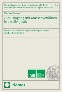 Cover Zum Umgang mit Massenverfahren in der Ziviljustiz