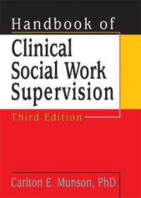 Cover Handbook of Clinical Social Work Supervision