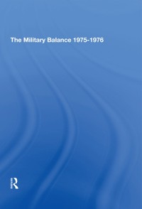 Cover The Military Balance 1975-1976