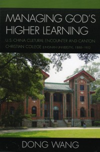 Cover Managing God's Higher Learning