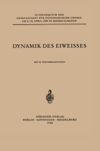 Cover Dynamik des Eiweisses