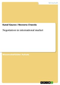 Cover Negotiation in international market