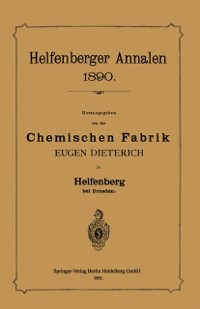 Cover Helfenberger Annalen 1890