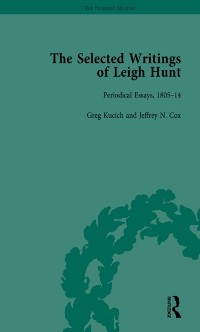Cover The Selected Writings of Leigh Hunt Vol 1