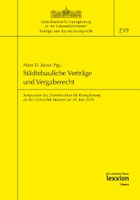 Cover Städtebauliche Verträge und Vergaberecht