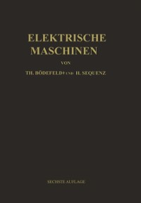 Cover Elektrische Maschinen