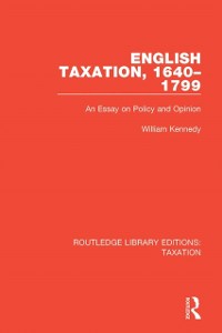 Cover English Taxation, 1640-1799