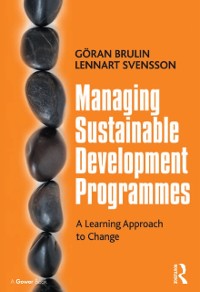 Cover Managing Sustainable Development Programmes