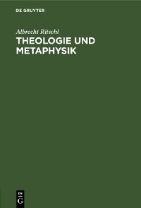 Cover Theologie und Metaphysik