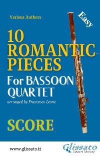Cover 10 Romantic Pieces - Bassoon Quartet (SCORE)