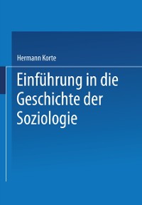 Cover Einführung in die Geschichte der Soziologie