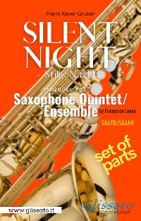 Cover Silent Night - Saxophone Quintet/Ensemble (parts)