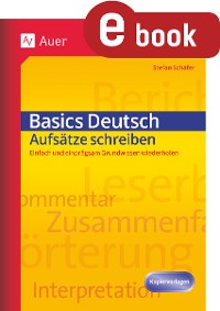 Cover Basics Deutsch Aufsätze schreiben