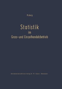Cover Statistik im Groß- und Einzelhandelsbetrieb