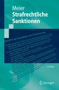 Cover Strafrechtliche Sanktionen