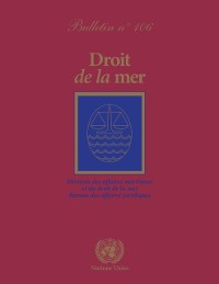 Cover Droit de la mer Bulletin, No. 106