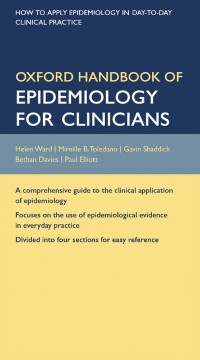 Cover Oxford Handbook of Epidemiology for Clinicians