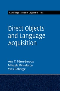Cover Direct Objects and Language Acquisition