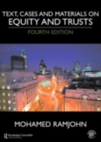 Cover Text, Cases and Materials on Equity and Trusts