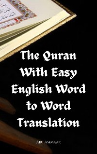 Cover The Quran With Easy English Word to Word Translation