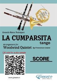 Cover Woodwind Quintet Tango "La Cumparsita" (score)