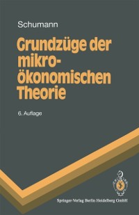 Cover Grundzüge der mikroökonomischen Theorie