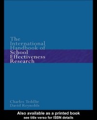 Cover The International Handbook of School Effectiveness Research