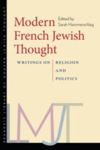 Cover Modern French Jewish Thought