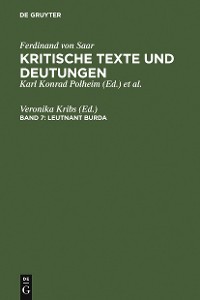 Cover Leutnant Burda