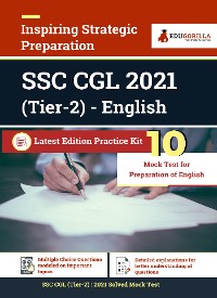 Cover SSC CGL Tier 2 Exam 2021 (Combined Graduate Level) 10 Full-length Mock Tests | Preparation Kit for SSC CGL By EduGorilla