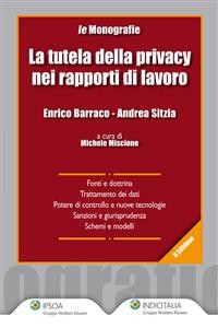 Cover La tutela della privacy nei rapporti di lavoro