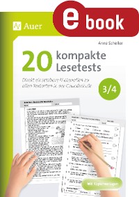 Cover 20 kompakte Lesetests für Klasse 3/4
