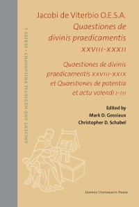 Cover Quaestiones de divinis praedicamentis XXVIII-XXXII